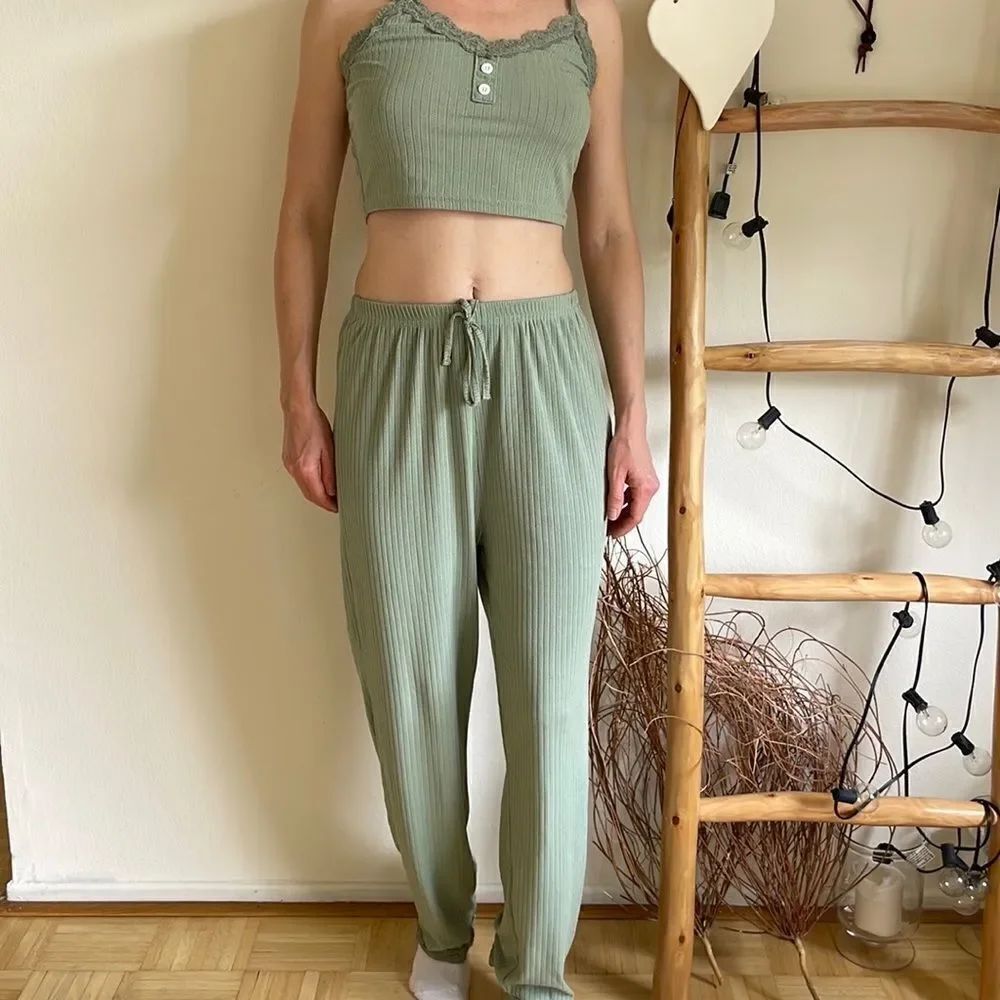 Green Pajama / Lounge Set